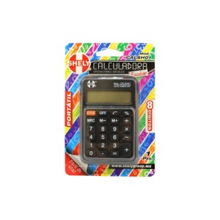 CALCULADORA ESCOLAR DE BOLSILLO 8 DIG