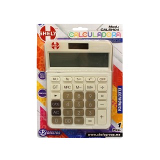 CALCULADORA DE ESCRITORIO 12 DIG COLORES