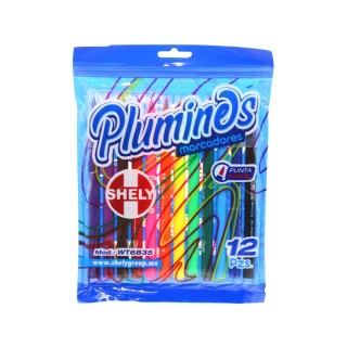 PLUMINES PUNTA PINCEL C/12