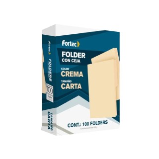 Folders Carta Crema 145g - 100 Unid