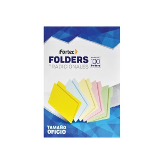 Folders Oficio Crema 145g - 100 Unid