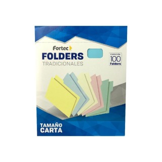 Folders Carta Azul 175g - 100 Unid