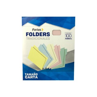 Folders Carta Rosa 175g - 100 Unid