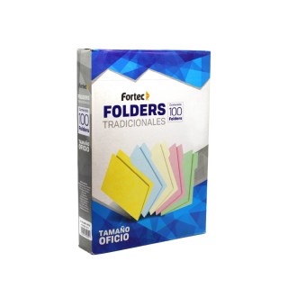 Folders Oficio Crema 175g - 100 Unid