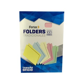 Folders Oficio Rosa 175g - 100 Unid