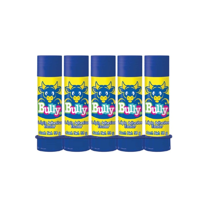 Adhesivo Bully 38g x5 - Alto Rendimiento para Aulas